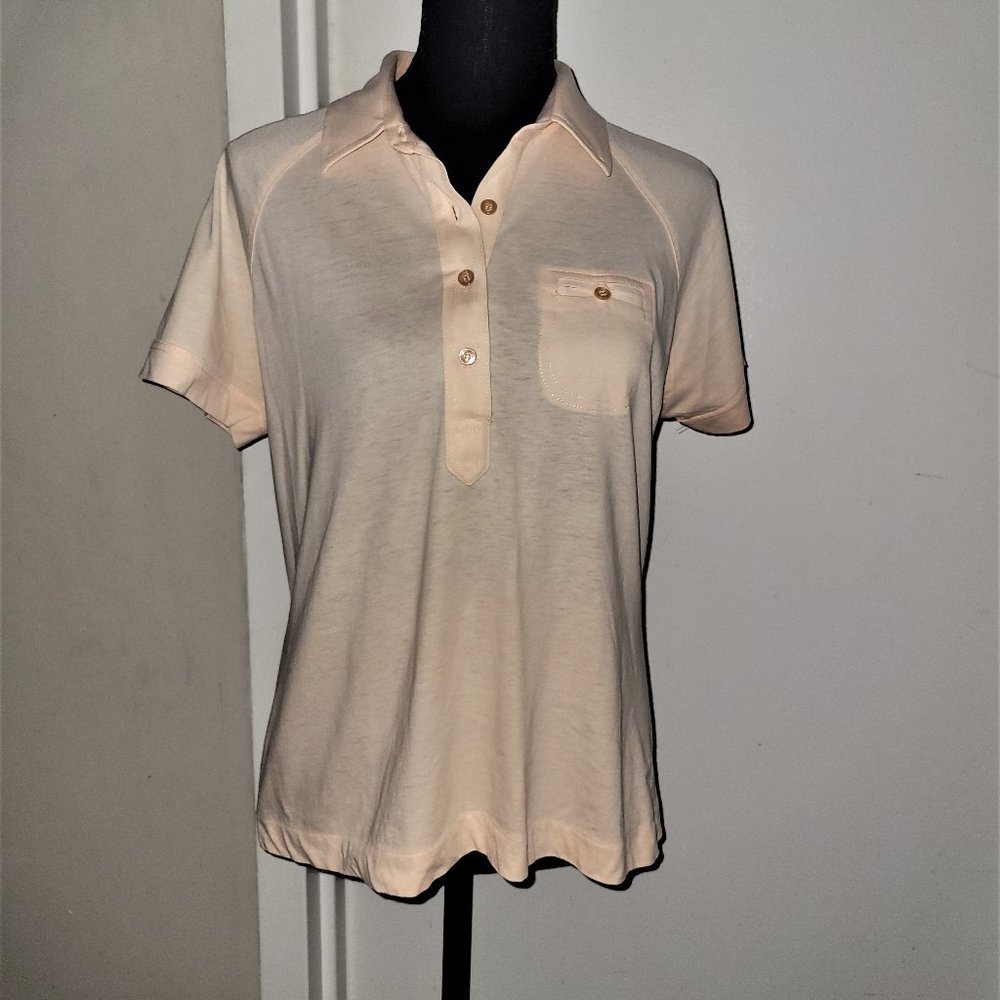 Quantum Peach Golf Shirt - L